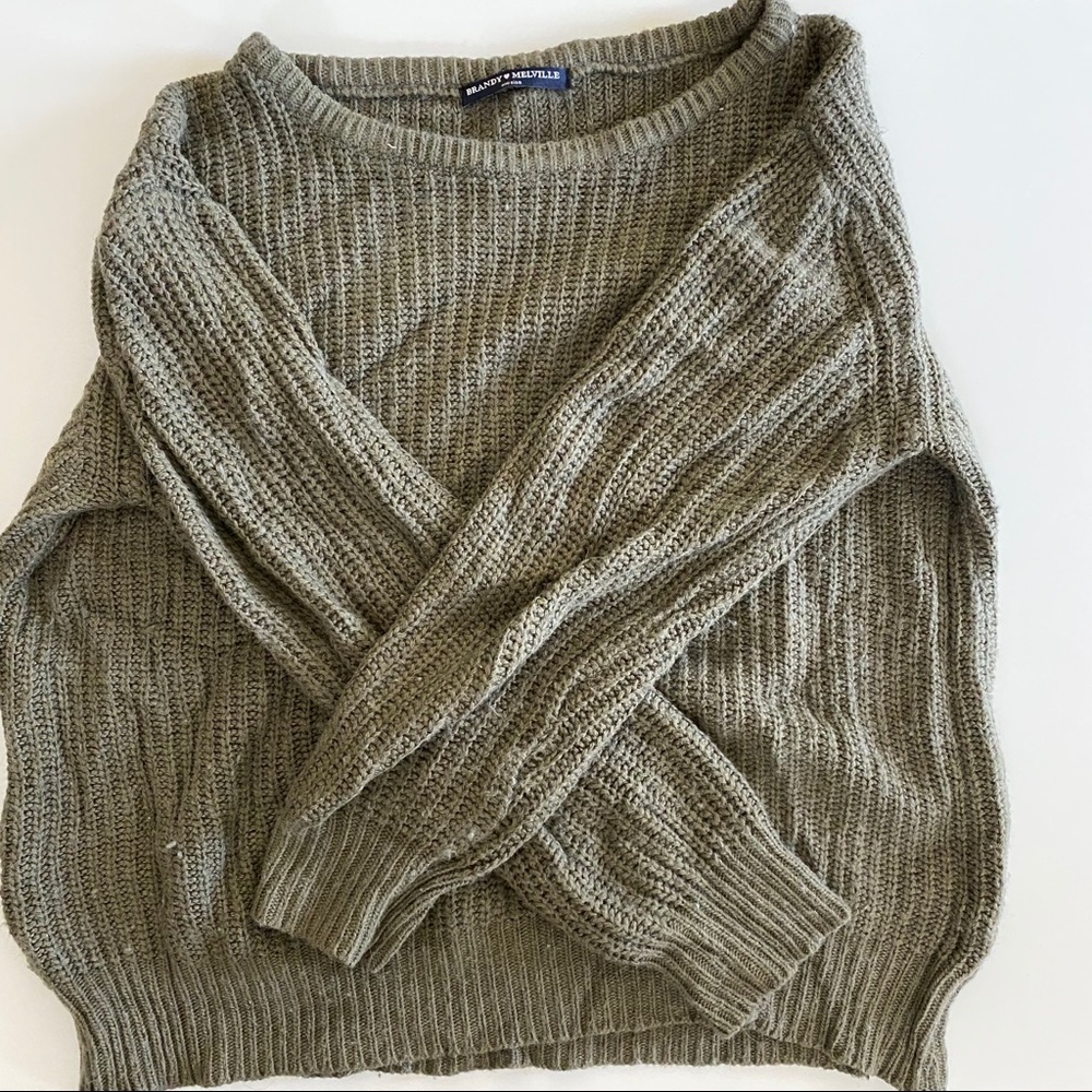 Army Green Sweater